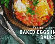 Baked eggs in Sauce recipe