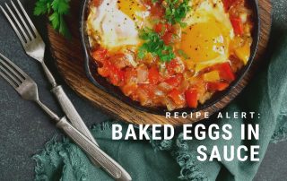 Baked eggs in Sauce recipe