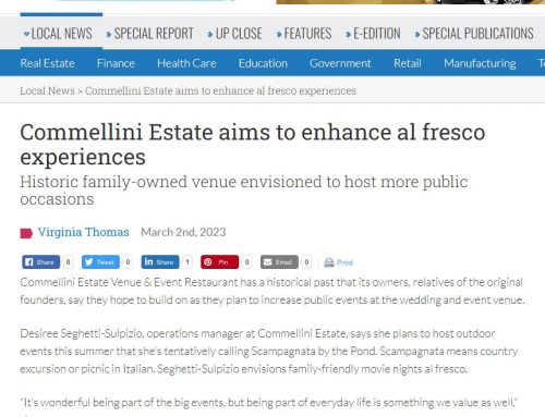 Journal Of Business Article: Commellini Estate aims to enhance al fresco experiences