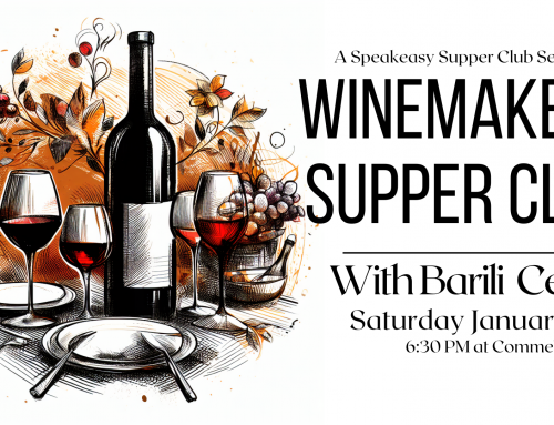 Winemakers Supper Club with Barili Cellars