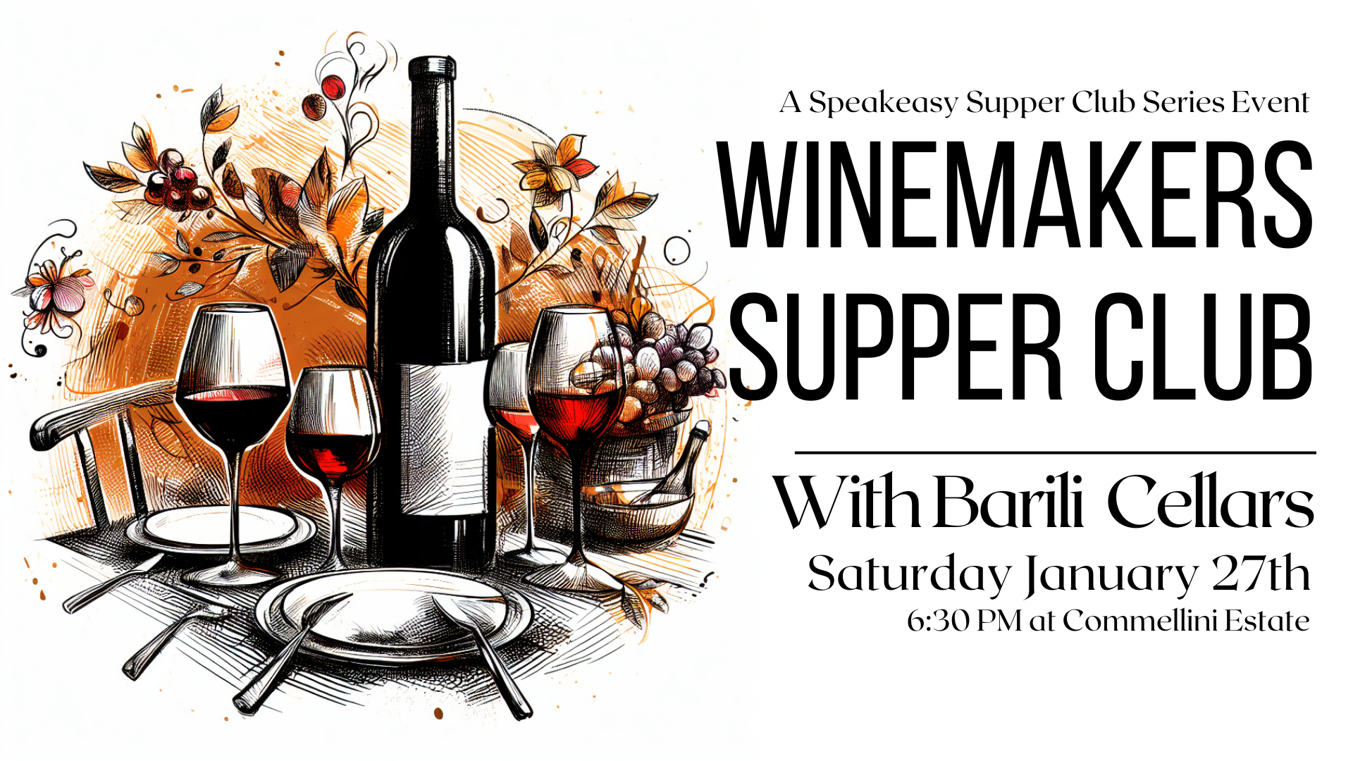 Winemakers Supper Club with Barili Cellars